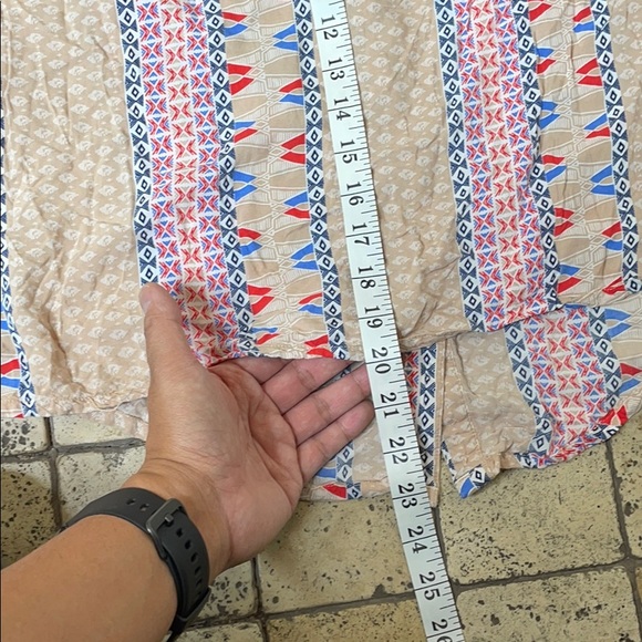 MAEVE ANTHROPOLOGIE Button Multicolored Blouse XS - Picture 8 of 9